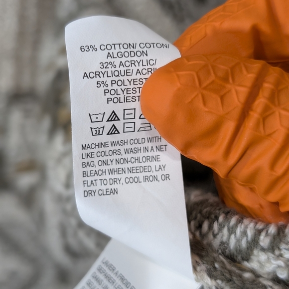 Lucky Brand Women's Green Cream Patterned Cardigan Sweater  XS/S Cotton Blend - Picture 9 of 13